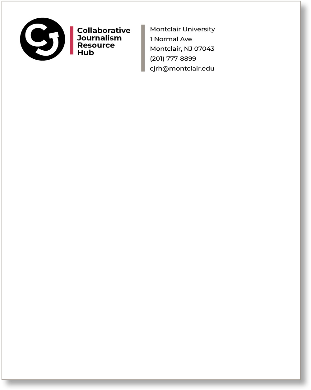 CJRH letterhead