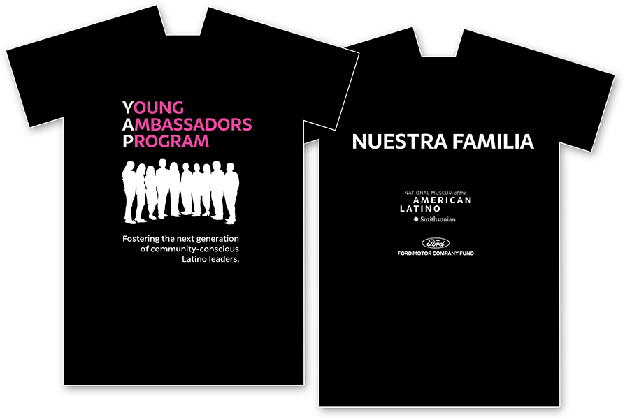 NMAL Young Embassadors Program - t-shirt mockup