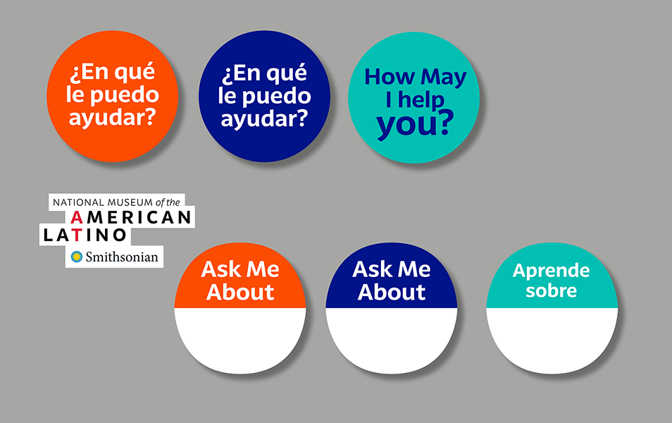 Smithsonian National Museum of American Latino - buttons