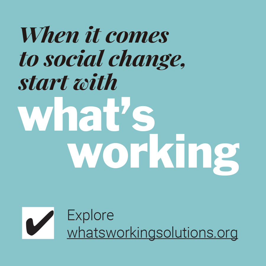 Solutions Journalism Network - What's Working sticker